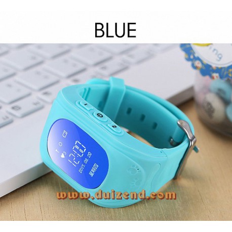 Q50 Gps horloge Blauw + configuratie + incl 5 euro Lebara + incl verzendkosten.