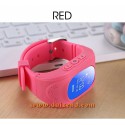 Q50 Gps horloge tracker telefoon kind - Roze