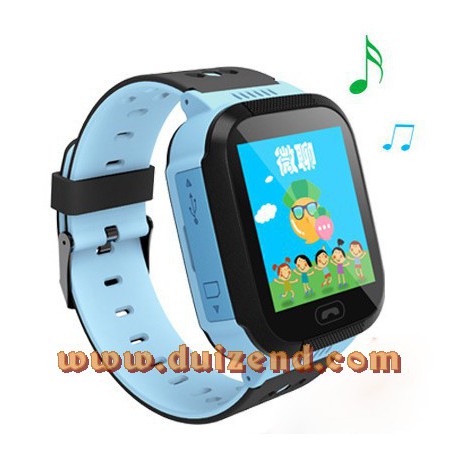 Gps horloge Blauw Touchscreen Gps + configuratie + incl Lebara Simkaart + incl verzendkosten !