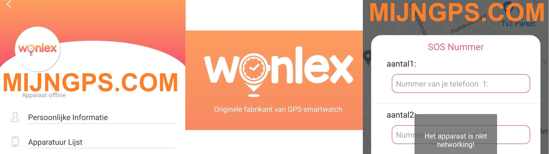 Wonlex GPS horloge offline storing reparatie service
